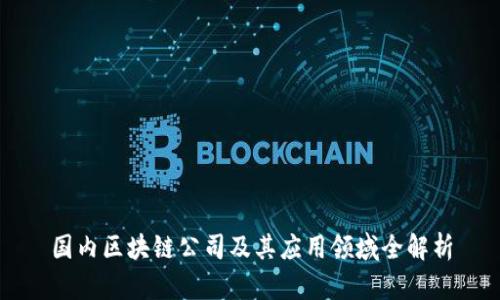 国内区块链公司及其应用领域全解析
