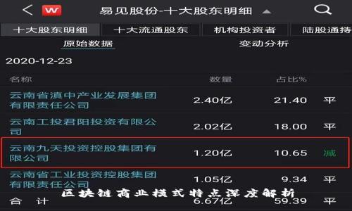区块链商业模式特点深度解析