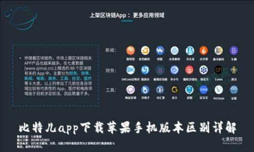比特儿app下载苹果手机版本区别详解