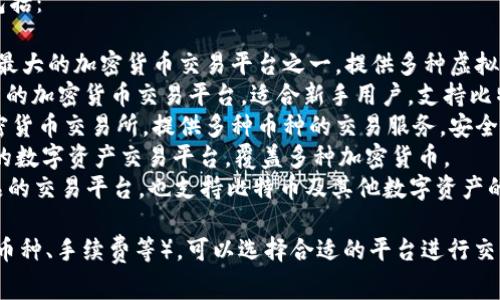 比特币交易平台有很多，常见的几个包括：

1. **Binance（币安）** - 目前全球最大的加密货币交易平台之一，提供多种虚拟货币的交易服务。
2. **Coinbase（柯宾）** - 美国知名的加密货币交易平台，适合新手用户，支持比特币及其他几种主要加密货币的买卖。
3. **Kraken** - 另一家老牌的加密货币交易所，提供多种币种的交易服务，安全性较高。
4. **Huobi（火币）** - 一个全球性的数字资产交易平台，覆盖多种加密货币。
5. **OKEx** - 提供多种金融衍生品的交易平台，也支持比特币及其他数字资产的交易。

根据您希望寻找的具体需求（如地域、币种、手续费等），可以选择合适的平台进行交易。